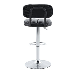 Adjustable Height Bar Stools With Footrest For Kitchen Island (Set of 2)