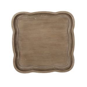Accent Table with Hourglass Base and French Country Design