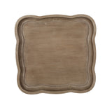 Accent Table with Hourglass Base and French Country Design