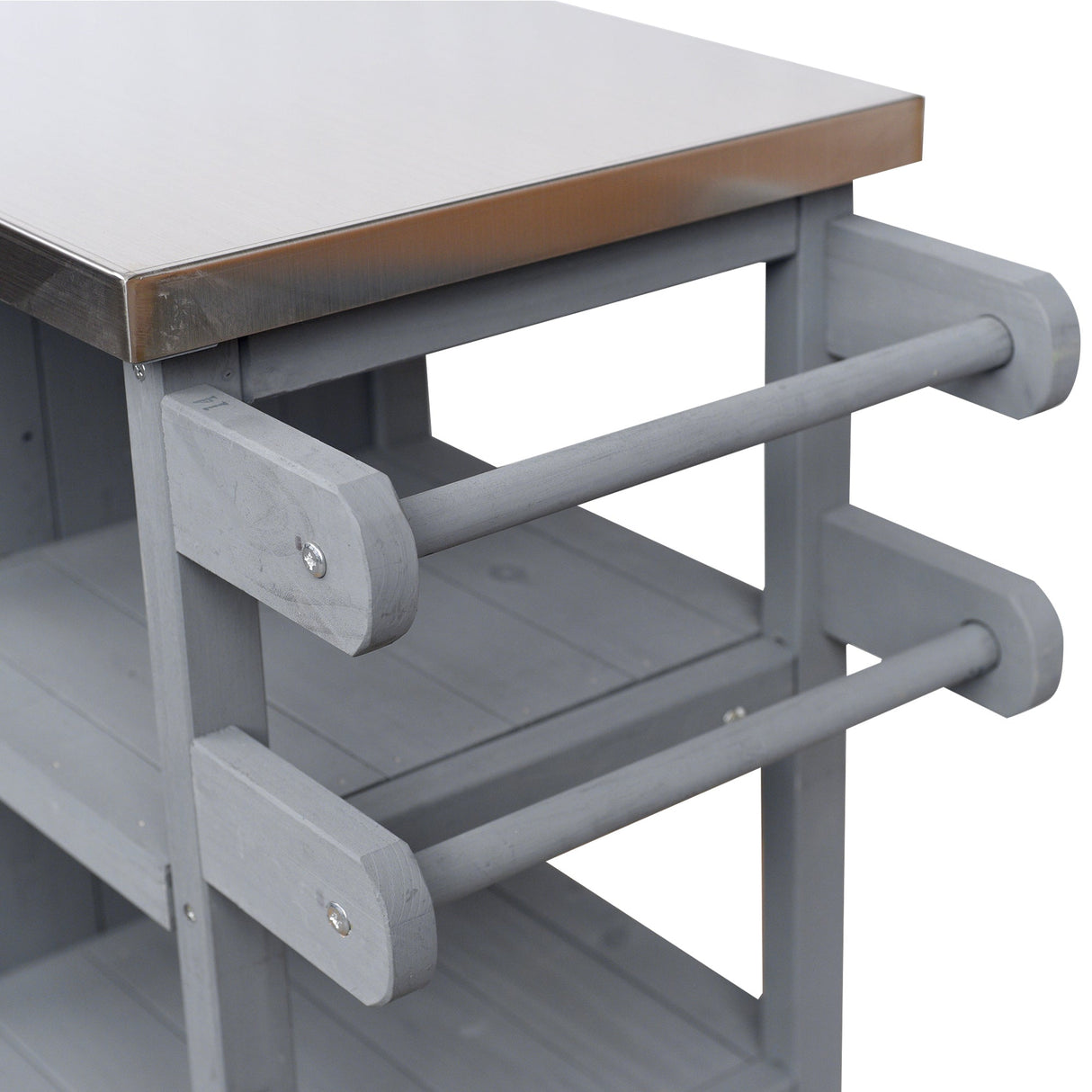 Foldable Outdoor Kitchen Island Patio Kitchen Cart