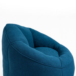 Bedding Bean Bag Sofa Chair High Pressure Foam With Footrest
