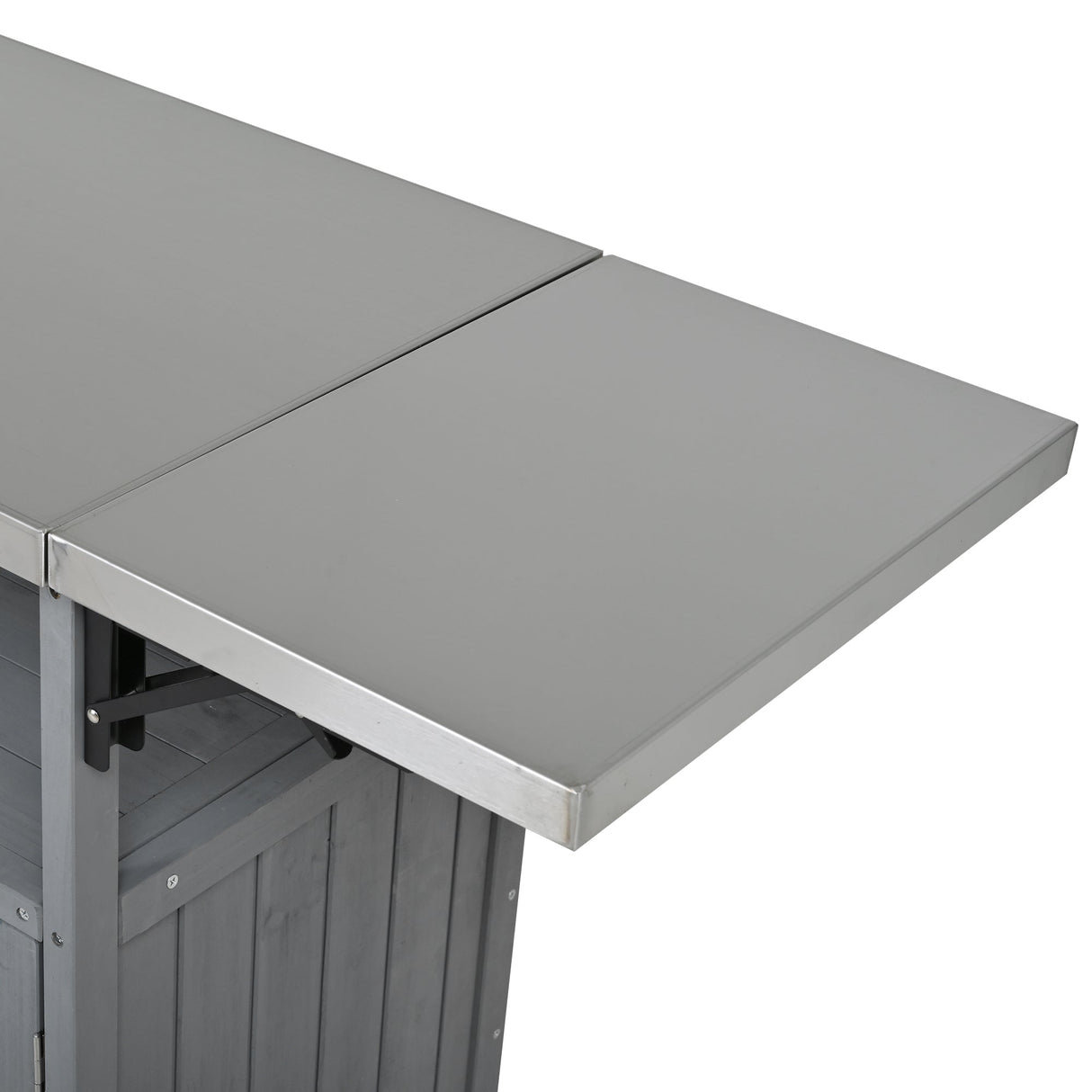 Foldable Outdoor Kitchen Island Patio Mobile Kitchen Cart