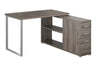L-Shape Computer Desk with Storage Drawers