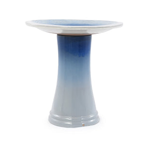 Handmade Glazed Ceramic Bird Bath
