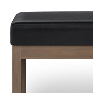 Milltown Large Ottoman Bench - Midnight Black