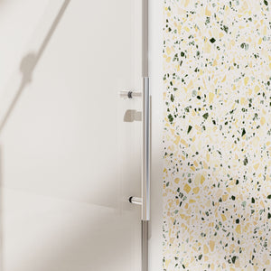Frameless, Single Sliding Soft Close Shower Doors, 5/16" Sgcc Tempered Glass