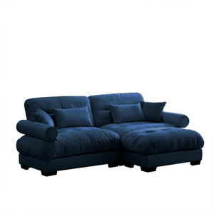 Super Comfort Oversized Modular Sectional Sofa With Movable Ottoman