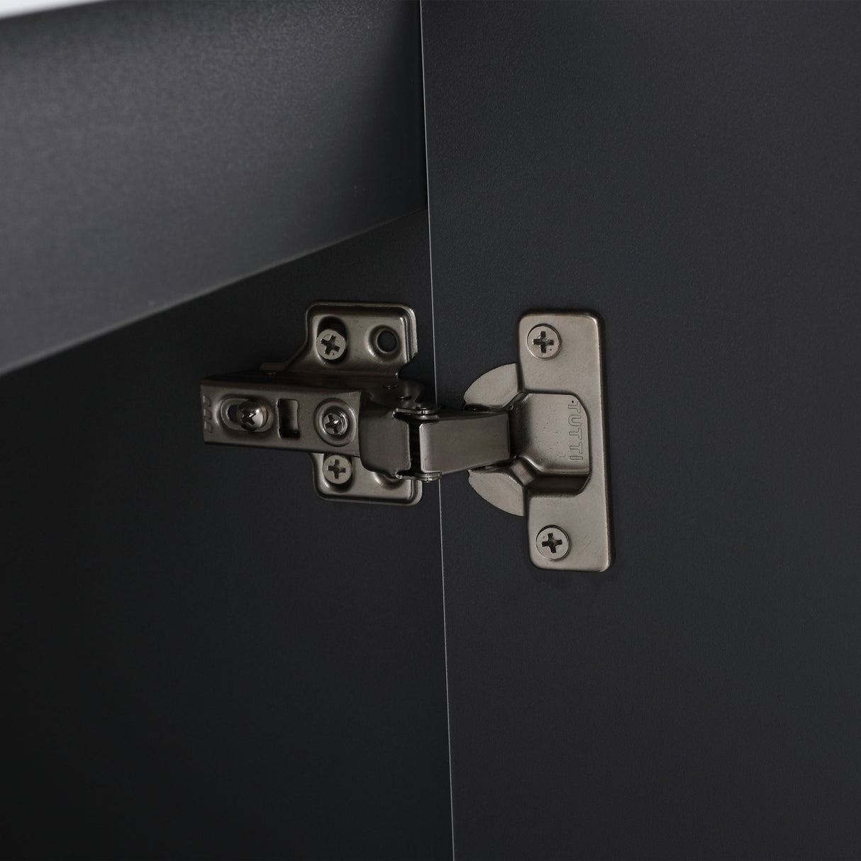 Contemporary Wall Mounted Bathroom Vanity With Resin Double Sink