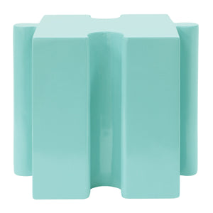 3-Piece Artistic Puzzle Table Set, Modular MGO Side Tables with Interlocking Design