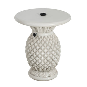 Lillian Outdoor Pineapple-Shaped Magnesium Oxide Umbrella Base