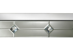 Hessa Mirrored & Faux Rhinestone Console Table