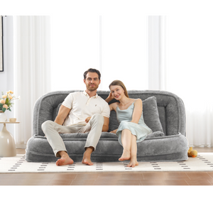 Double Human Dog Bed Loveseat - Extra Large Floor Couch