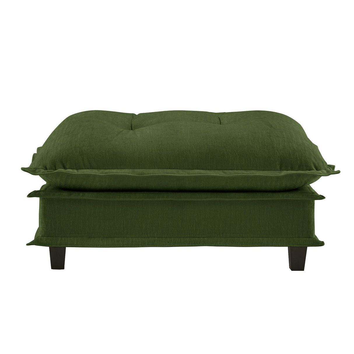 73 Chenille Ottoman