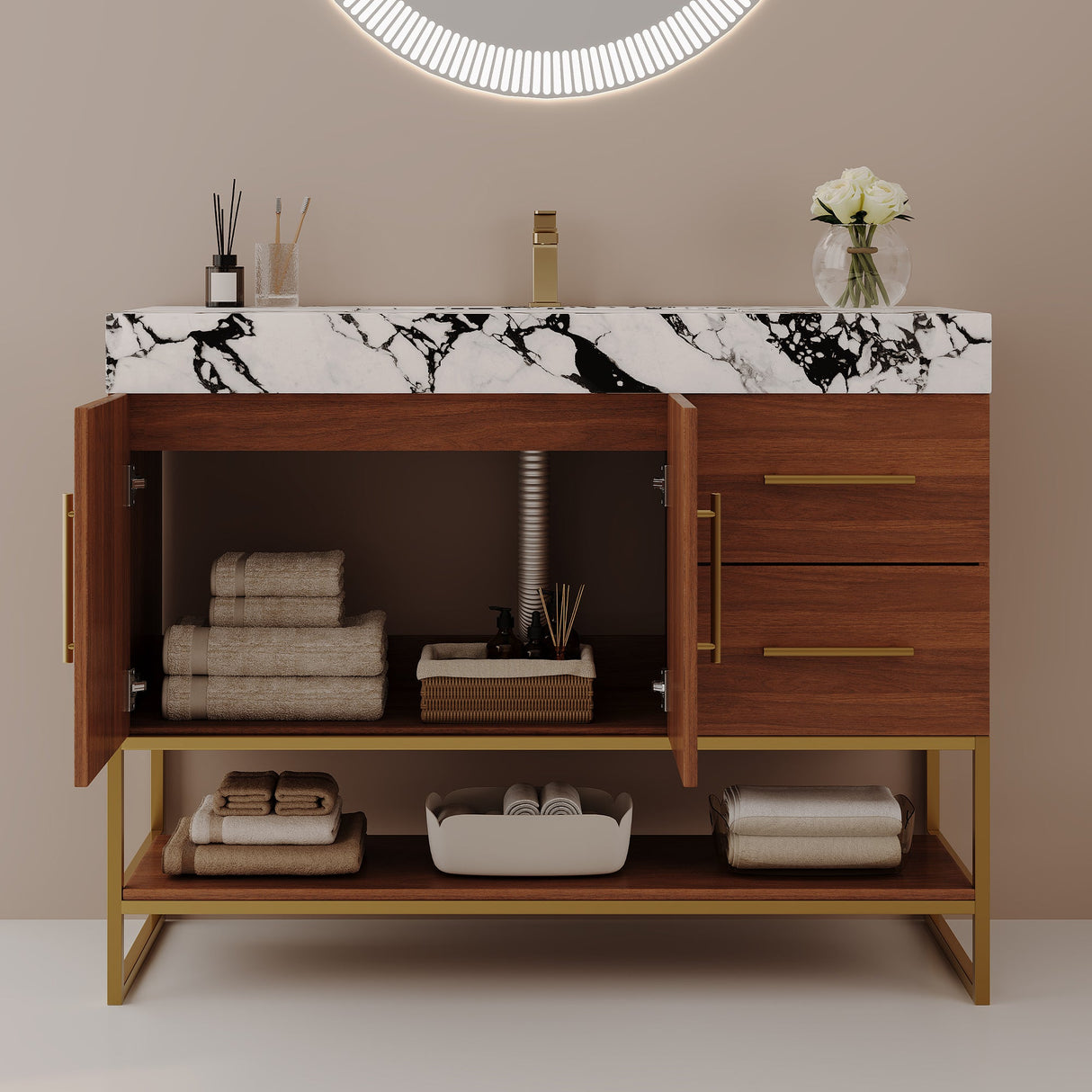 36" Modern Free-Standing Bathroom Vanity