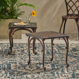 Laughlin cast iron end table (set of 2)