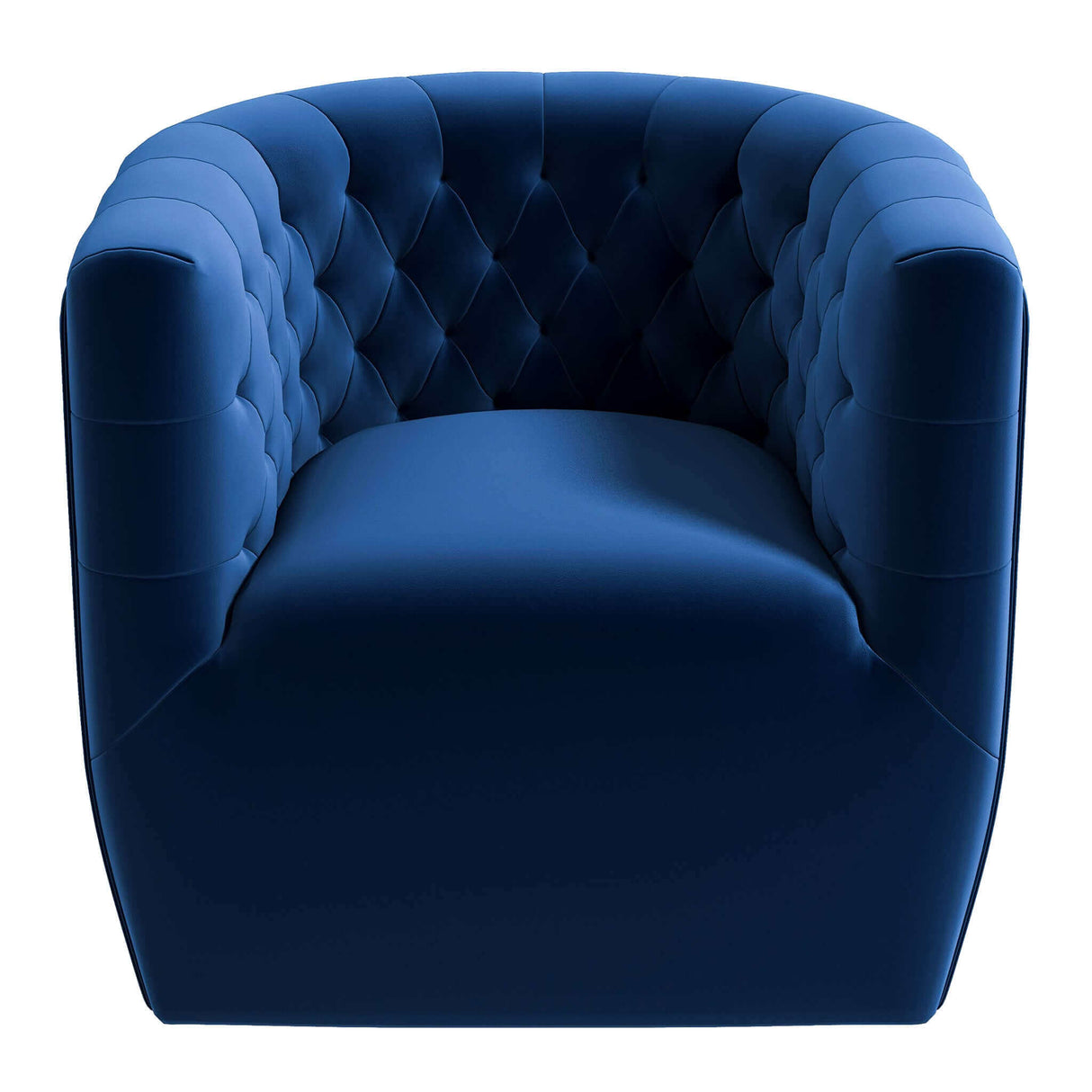Delaney Velvet Swivel Club Chair