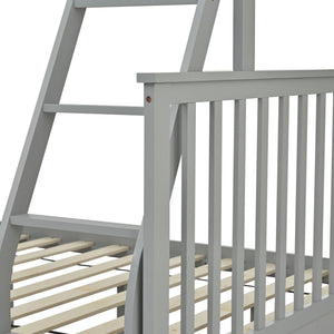 Bunk Bed With Ladder, And Safety Guard Rails
