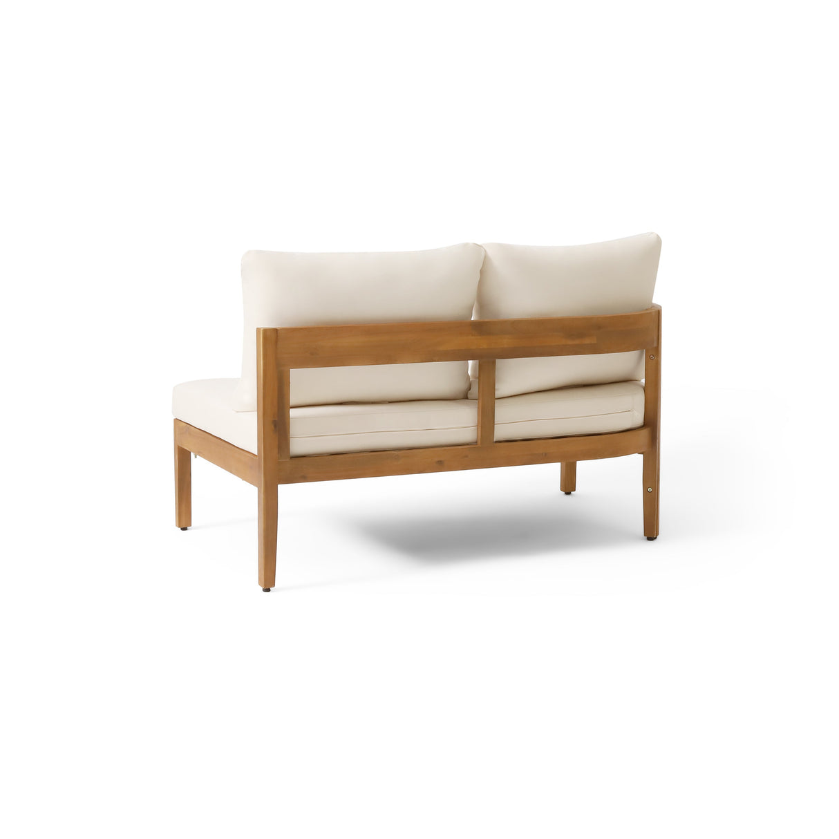 Brooklyn 3-Pieces Patio Conversation Set, Teak+Beige