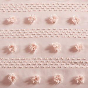 Full/Queen Clip Jacquard Comforter Set