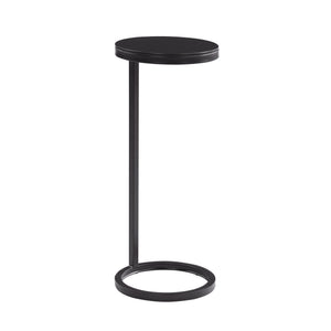 Yancey - Round Accent Table - Antique Bronze