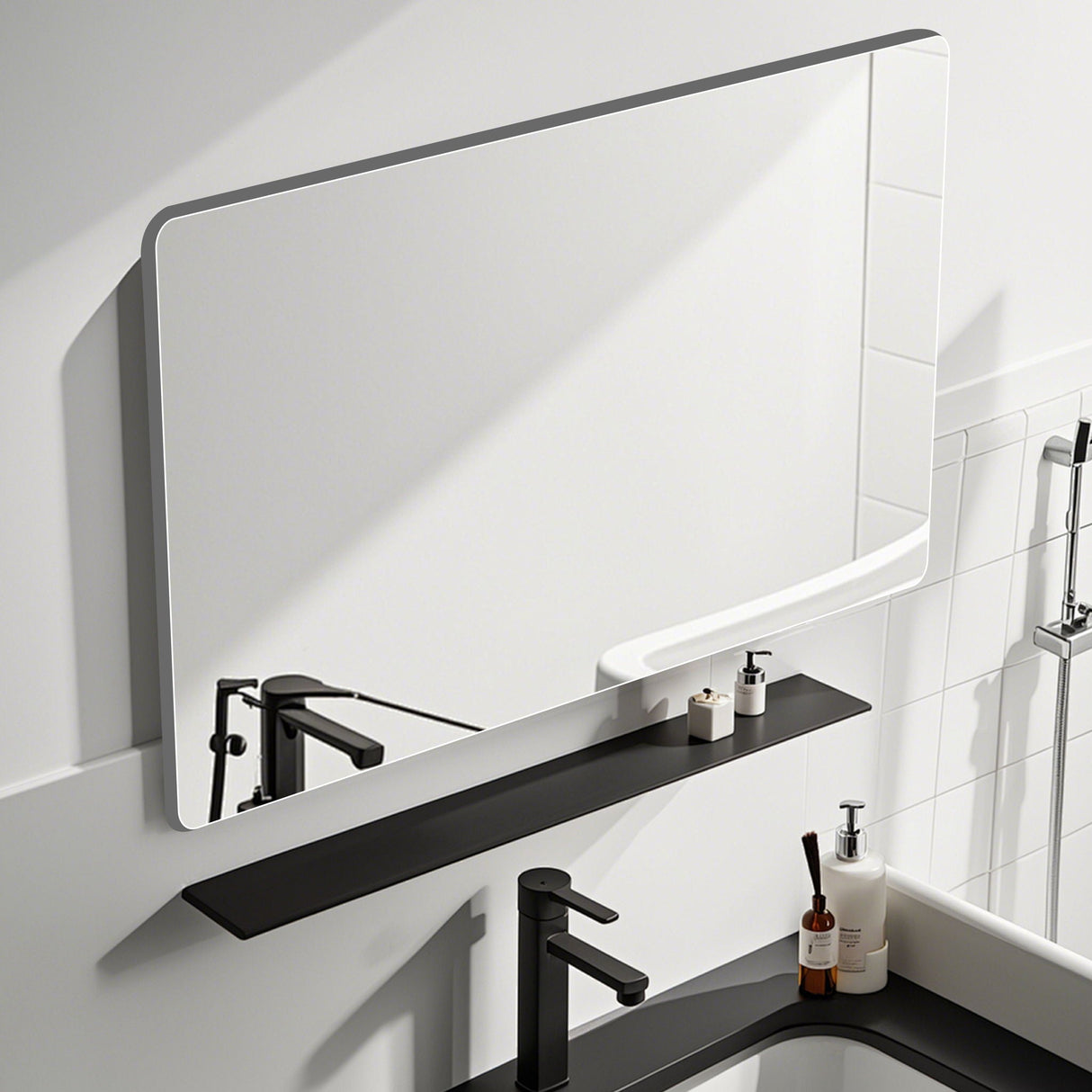 Bathroom Vanity Mirror, Wall-Mounted Mirror For Bathroom Anti-Fog, Waterproof