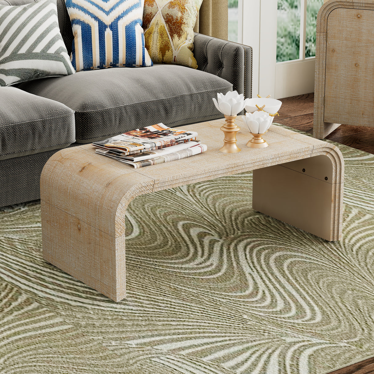 Retro Wooden Coffee Table