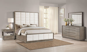 Durango 4-piece Queen Bedroom Set Taupe Oak