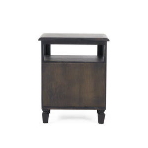 Black Classic Nightstand