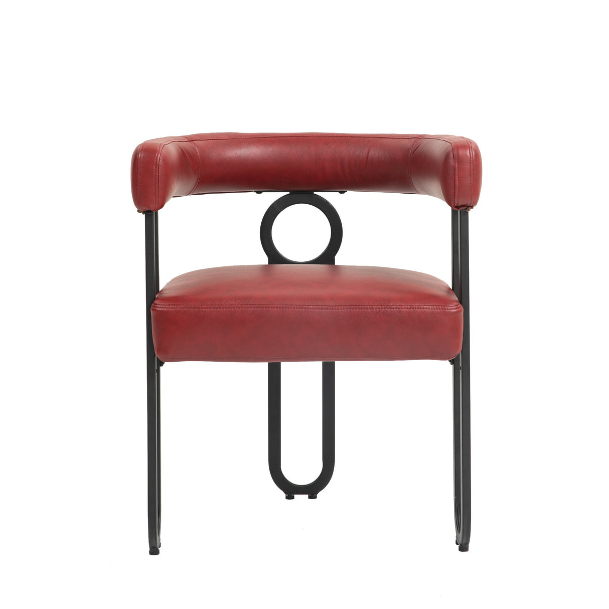 House hold contemporary designed upholstered accent/dining chair/barrel side chairs set of 2