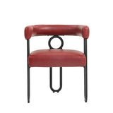 House hold contemporary designed upholstered accent/dining chair/barrel side chairs set of 2