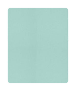 Moderne Flush Mount Conversion Kit 14"w Island Paradise Blue Drum Lampshade