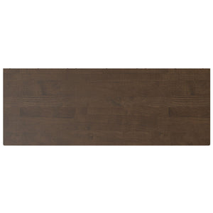 Harper - Low 6 Cube Storage With Drawers - Walnut Brown