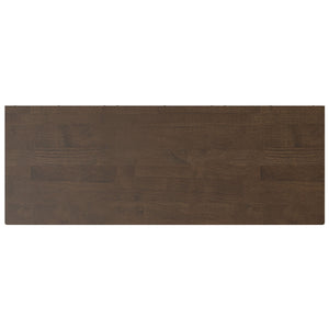 Harper - Low 6 Cube Storage With Drawers - Walnut Brown