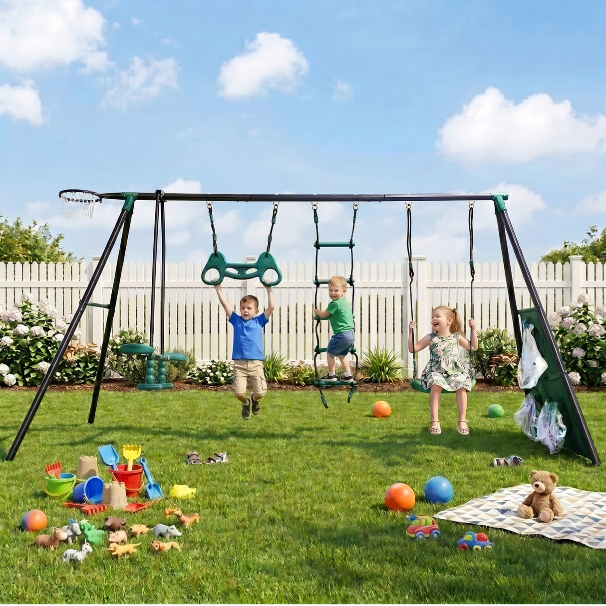 Four Swing Set