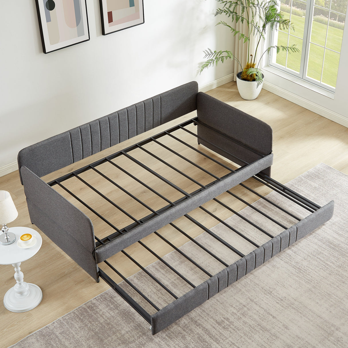 Daybed, Sofa Bed with Trundle Twin Size