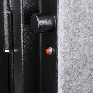 Tall Fireproof Protection Safe Vault with Solid Steel Construction - Black