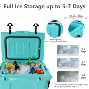 25QT Portable Insulated Cooler