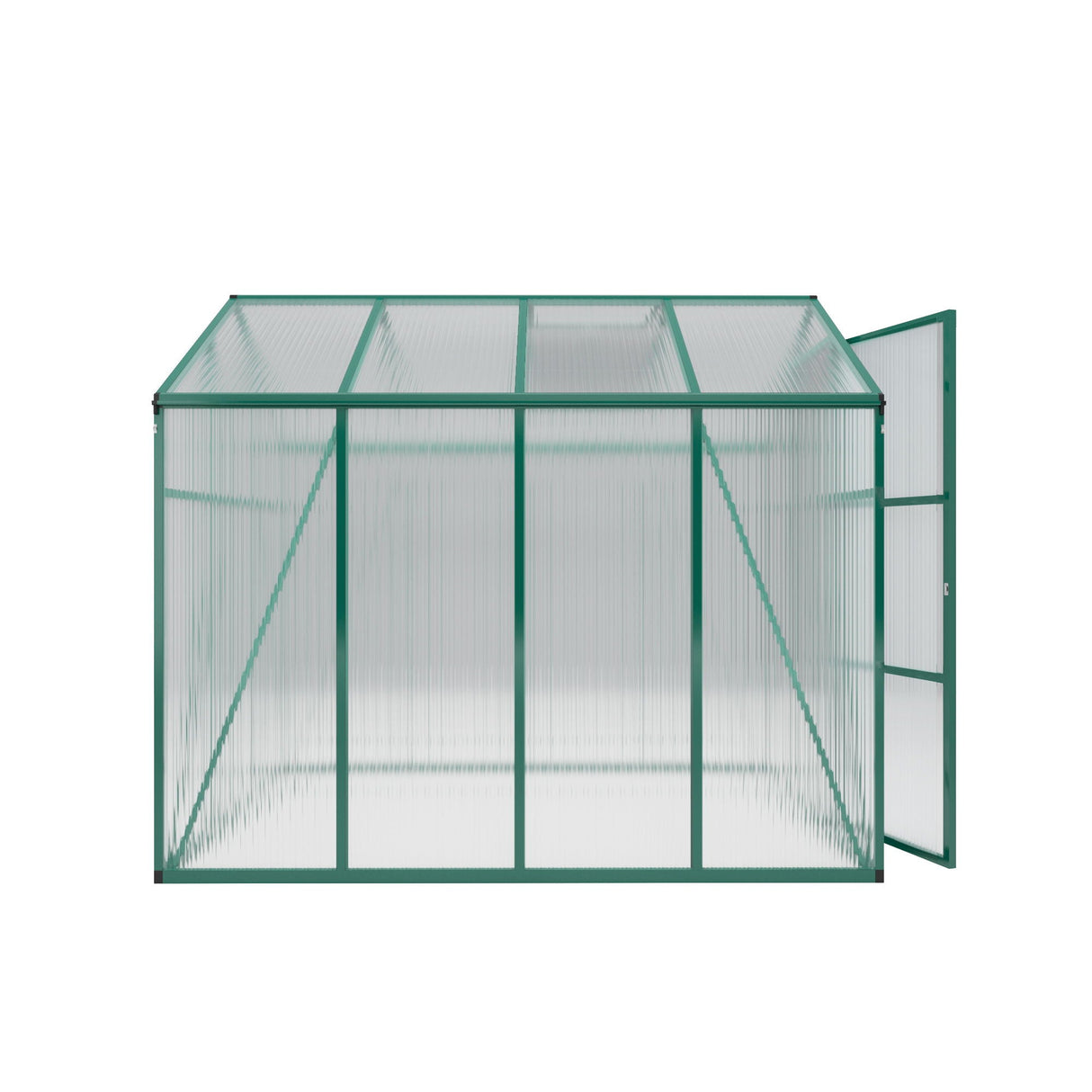 Polycarbonate Walk-In house, Raised Base For Outdoor In All Season
