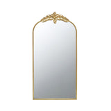 Arched Wall Mirror with Metal Frame