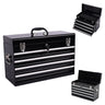 Heavy Duty Metal Tool Box, 21-inch with 4 Drawers