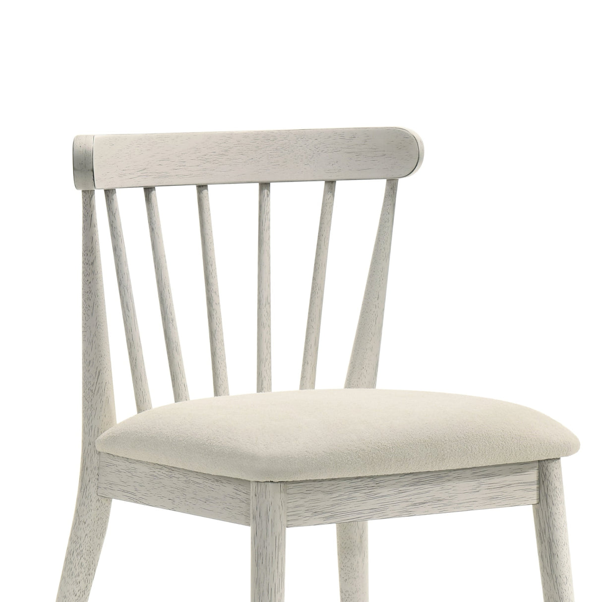 Modern Spindle Back Dining Chairs, Set of 2