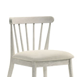 Modern Spindle Back Dining Chairs, Set of 2
