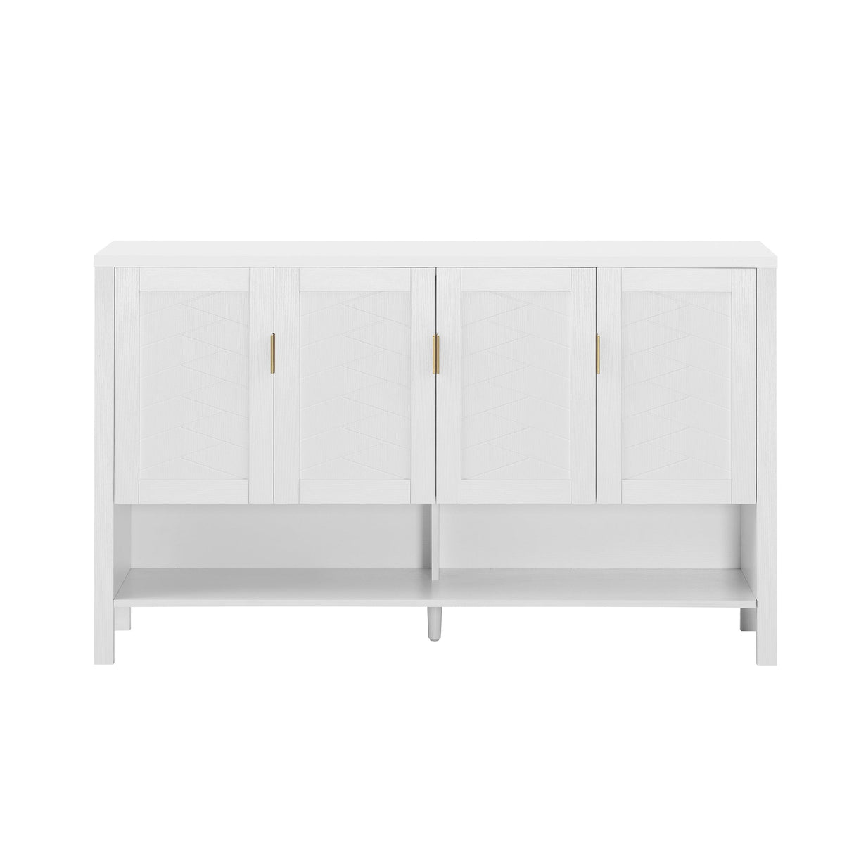 U_STYLE 55.1'' Storage Sideboard with 4-Doors