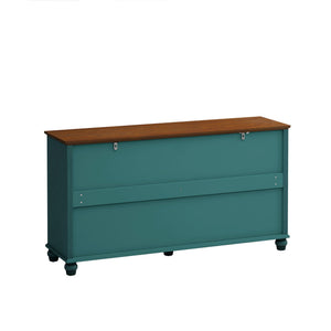 Elegant 4 Door Cabinet With Tempered Glass Doors