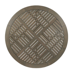 Hermosa - Outdoor Acacia Wood Table Circular Design