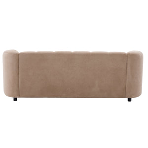 Mirelle 80 in. Modern Curved Velvet Sofa Couch