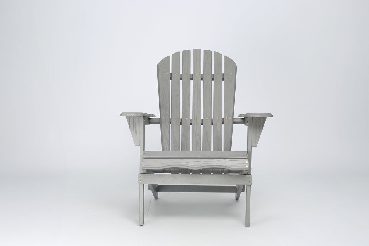 Classic Embossed Grain Adirondack Chair Set of 2