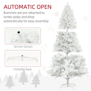 HOMCOM 6ft Tall Artificial Christmas Tree