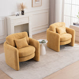 Rosewick Rounded Corner Cozy Modern Accent Chair