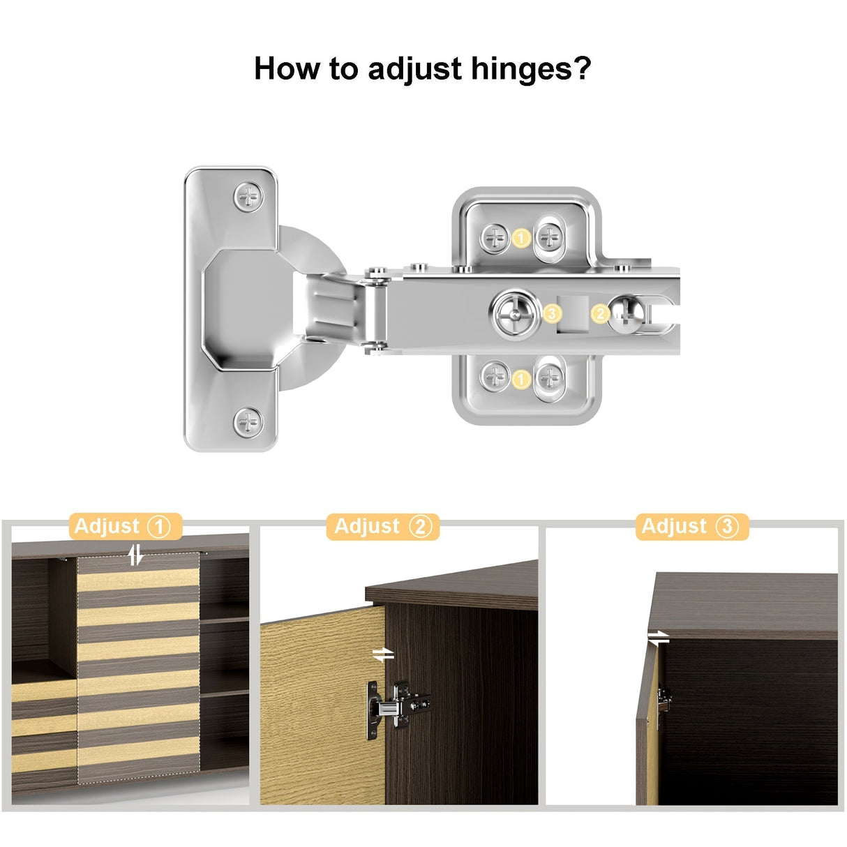 55-Inch Hand-Carved Buffet Sideboard Cabinet